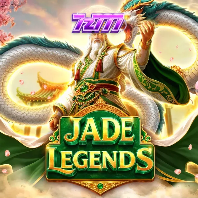 Jade Legends স্লটের গ্রিড এবং ড্রাগন থিমযুক্ত ভিজ্যুয়াল
